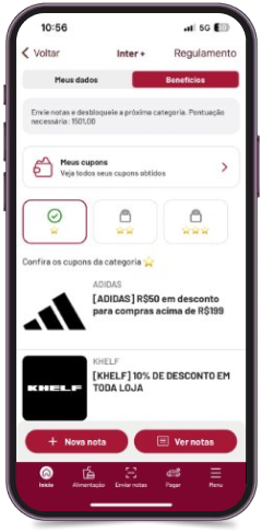 Celular - Programa de Relacionamento inter